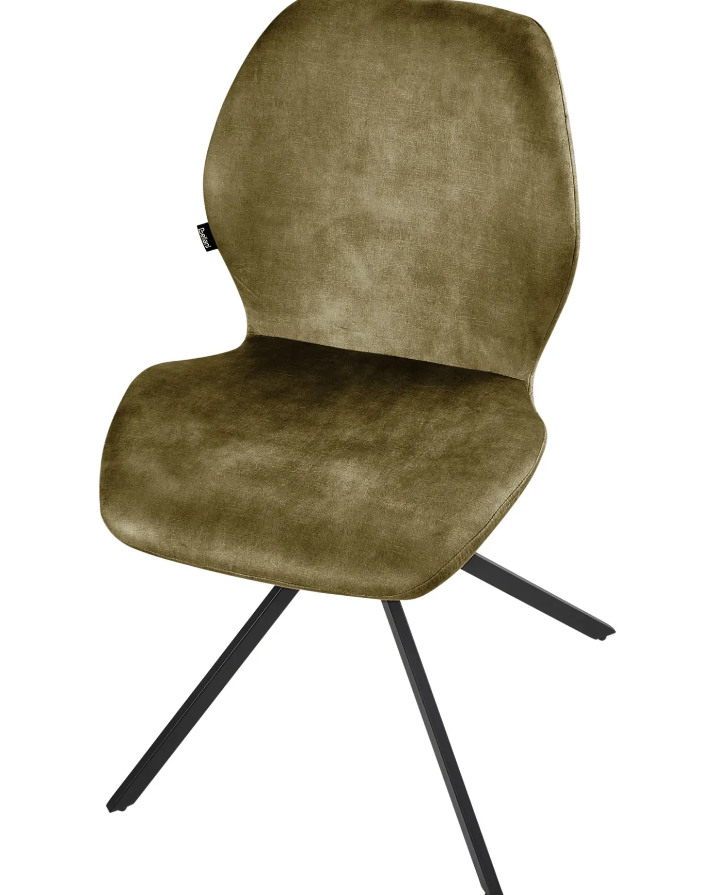 Set di 4 sedie da pranzo MORRISON Velluto Verde