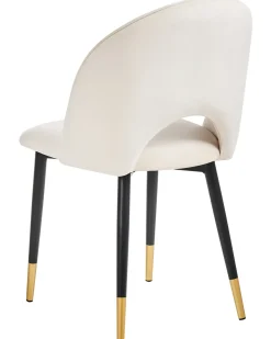Set di 2 sedie da pranzo MAGALIA Velluto Beige chiaro