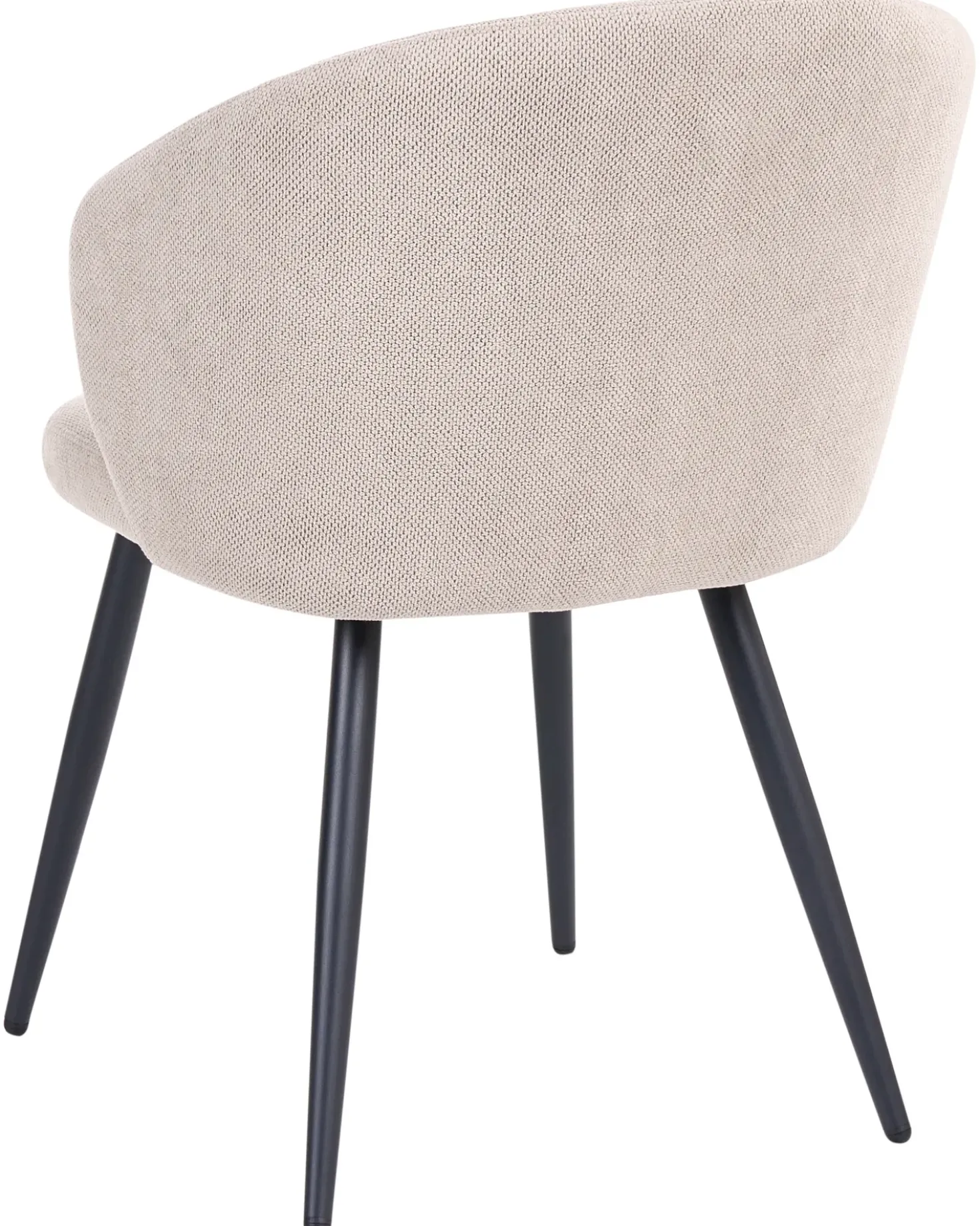 Set di 2 sedie da pranzo MOUNDVILLE Tessuto Tortora