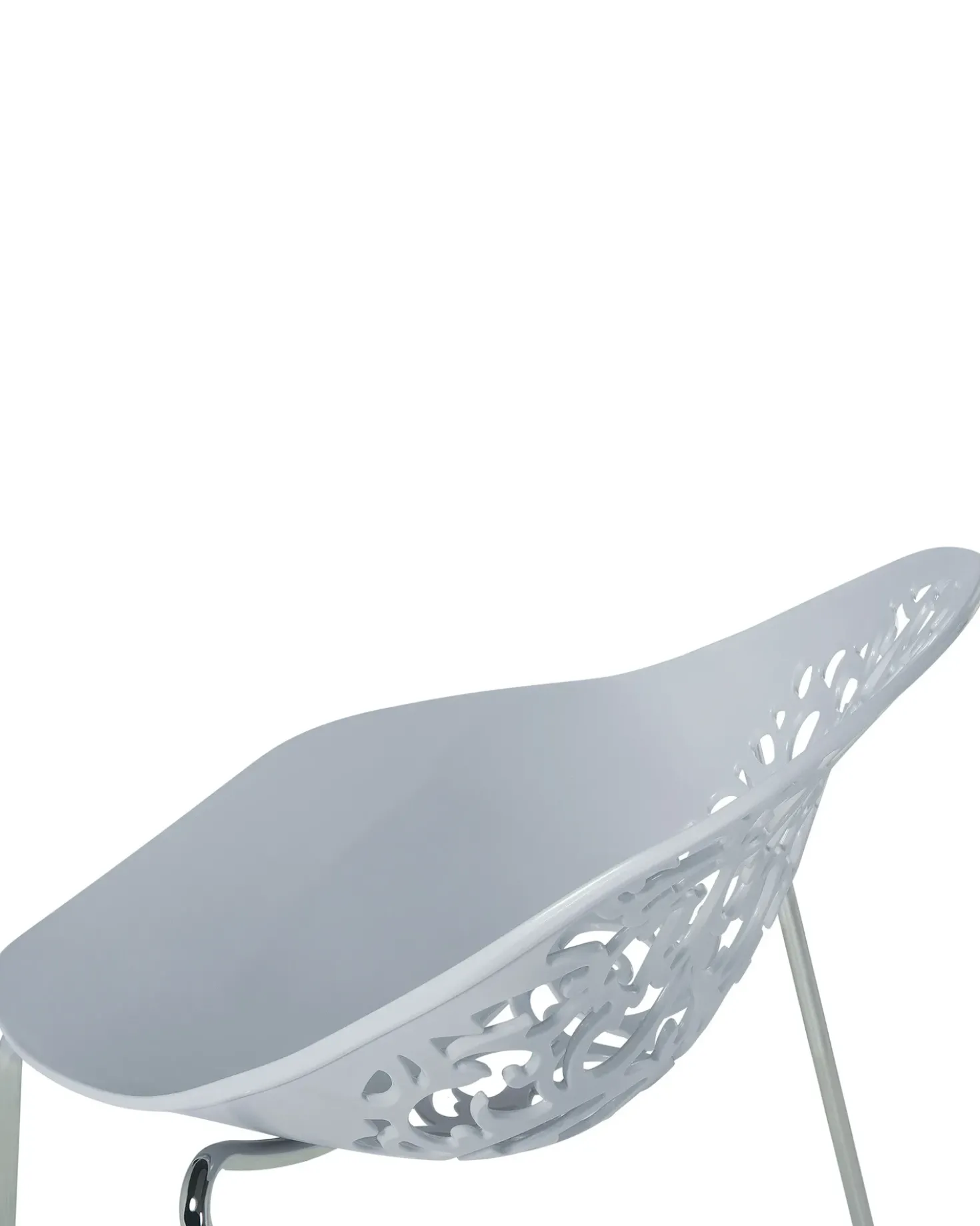 Set di 4 sedie da pranzo MUMFORD Grigio chiaro