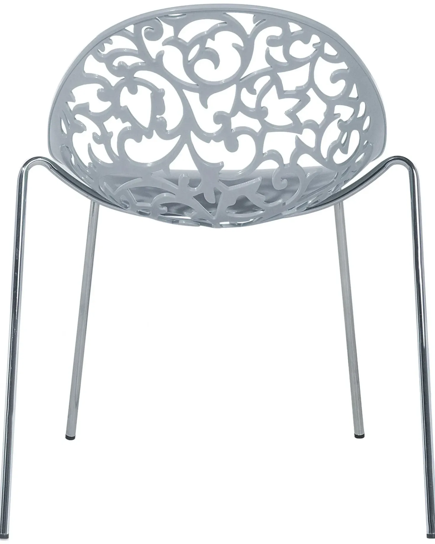 Set di 4 sedie da pranzo MUMFORD Grigio chiaro