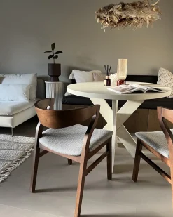Set di 2 sedie da pranzo MAROA Legno Grigio chiaro