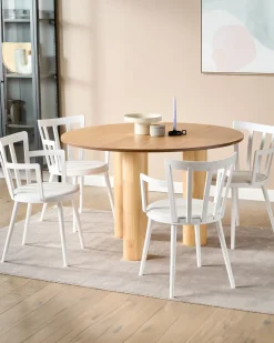 Set di 4 sedie da pranzo MORILL Bianco