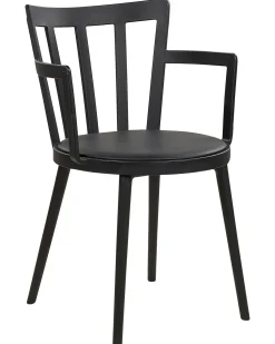 Set di 4 sedie da pranzo MORILL Nero