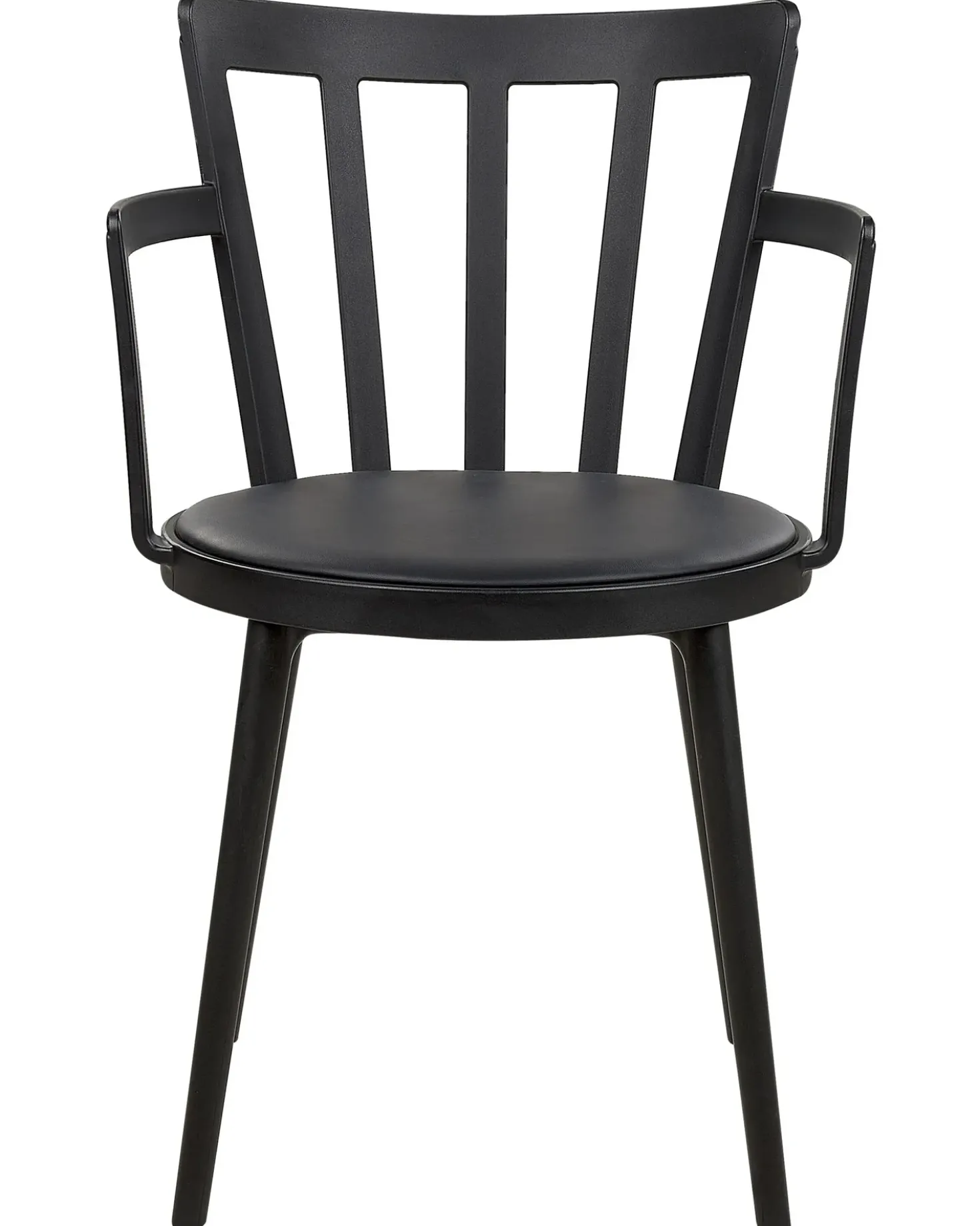 Set di 4 sedie da pranzo MORILL Nero