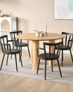 Set di 4 sedie da pranzo MORILL Nero