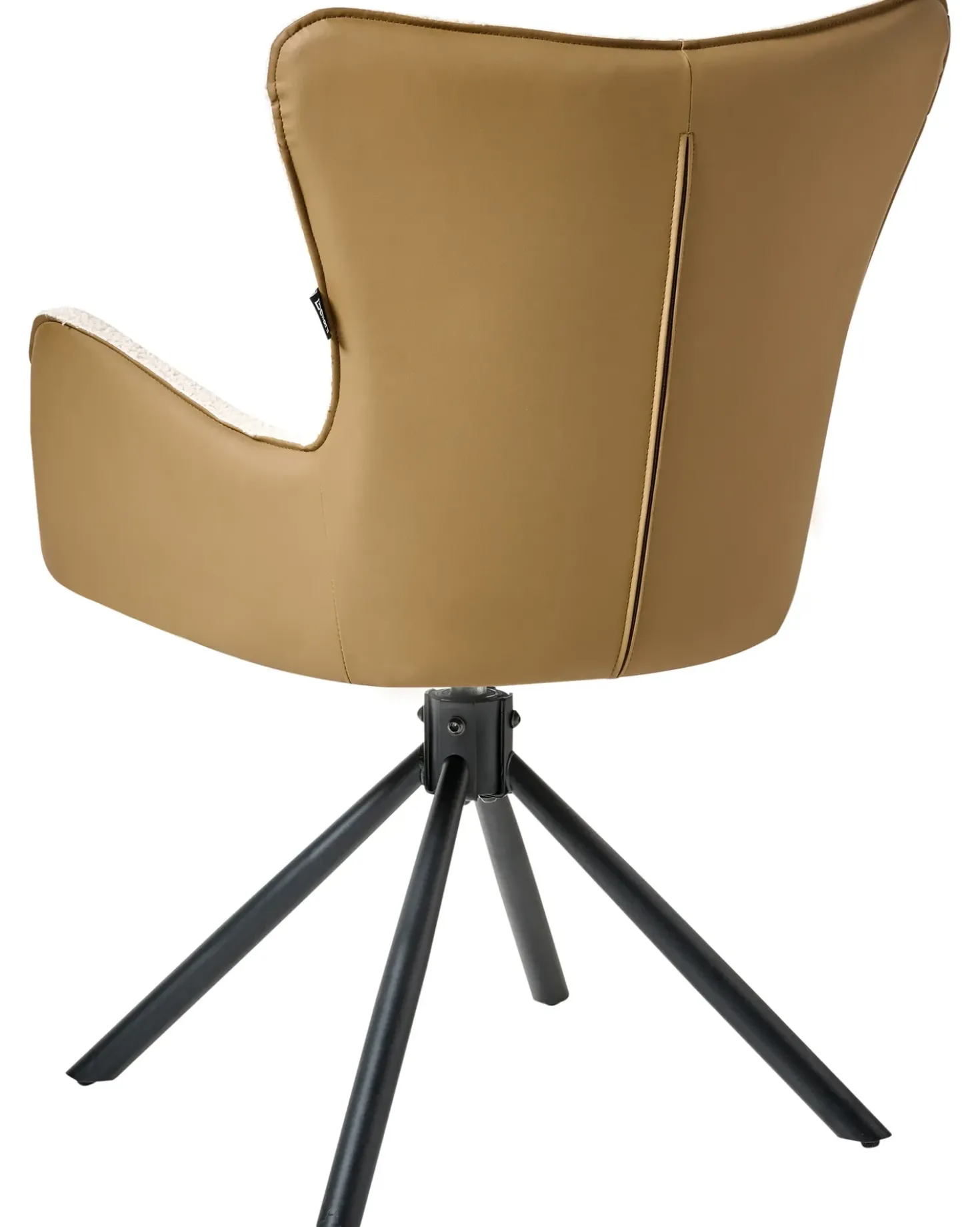 Set di 2 sedie da pranzo NOVI Bouclé Beige chiaro