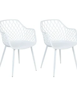 Set di 2 sedie da pranzo NASHUA II Bianco