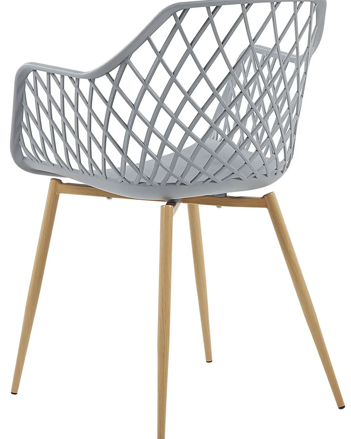 Set di 2 sedie da pranzo NASHUA Grigio chiaro