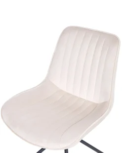 Set di 2 sedie da pranzo NAVASOTA Velluto Beige