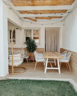 Set di 2 sedie da pranzo NASHUA Bianco