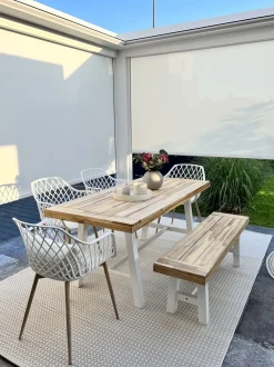 Set di 2 sedie da pranzo NASHUA Bianco