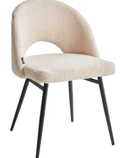 Set di 2 sedie da pranzo ONAGA Bouclé Beige