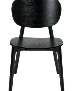 Set di 2 sedie da pranzo OVERLY Legno Nero
