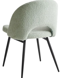 Set di 2 sedie da pranzo ONAGA Bouclé Verde chiaro