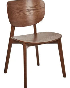 Set di 2 sedie da pranzo OVERLY Legno Marrone