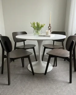 Set di 2 sedie da pranzo OVERLY Legno Marrone scuro