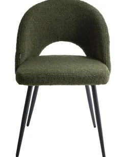 Set di 2 sedie da pranzo ONAGA Bouclé Verde scuro