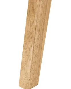 Set di 2 sedie da pranzo OZELLA Legno Marrone chiaro/Beige