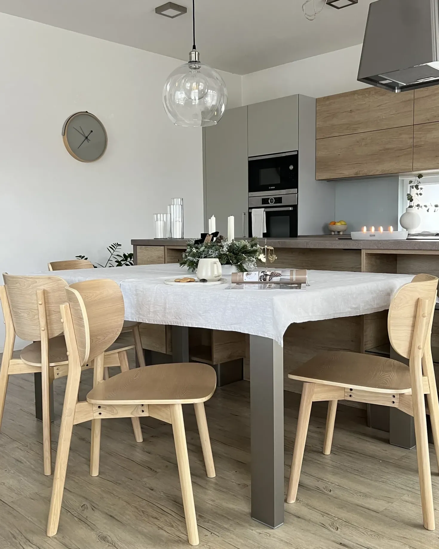 Set di 2 sedie da pranzo OVERLY Legno Marrone chiaro