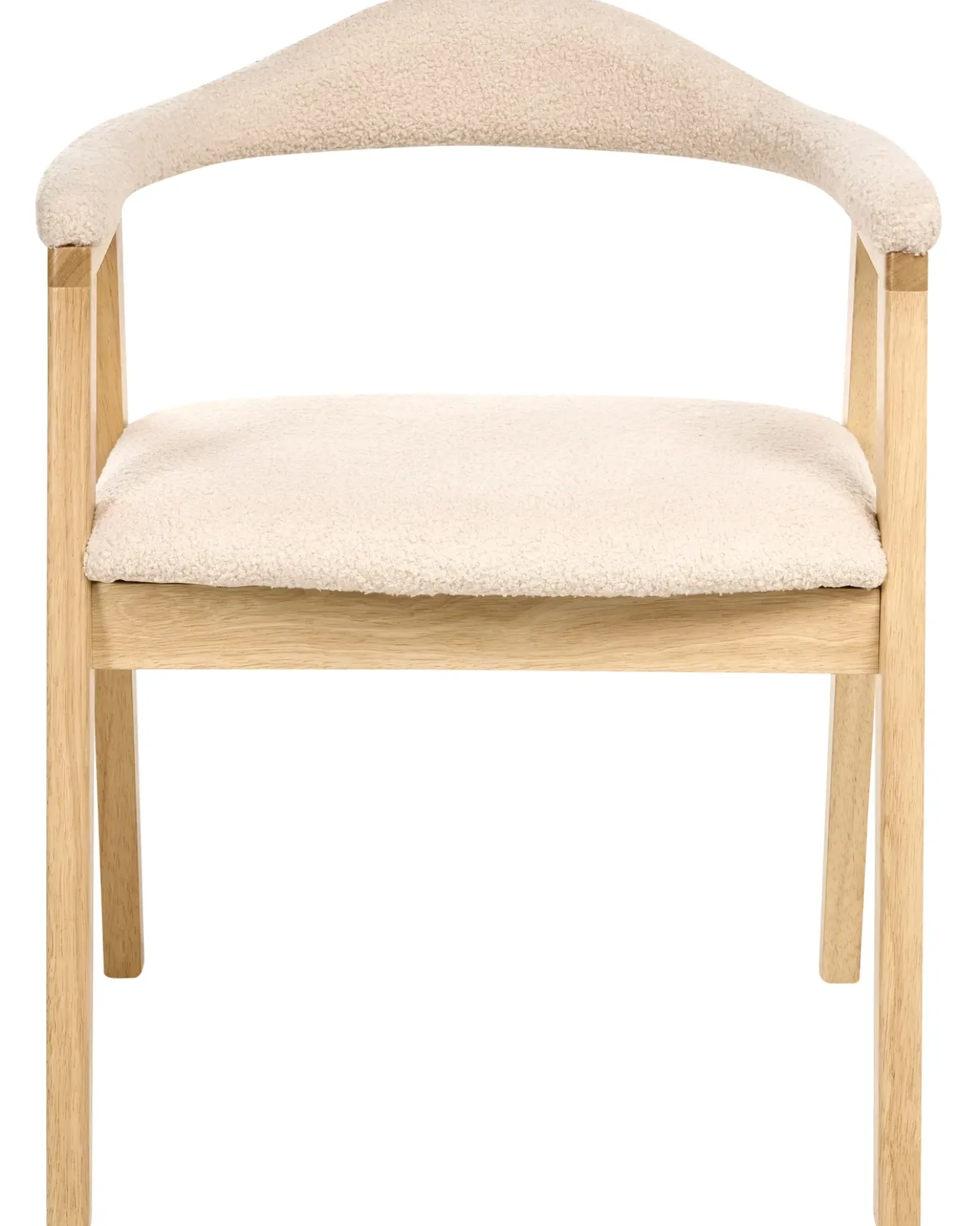 Set di 2 sedie da pranzo ONECO Legno Marrone chiaro