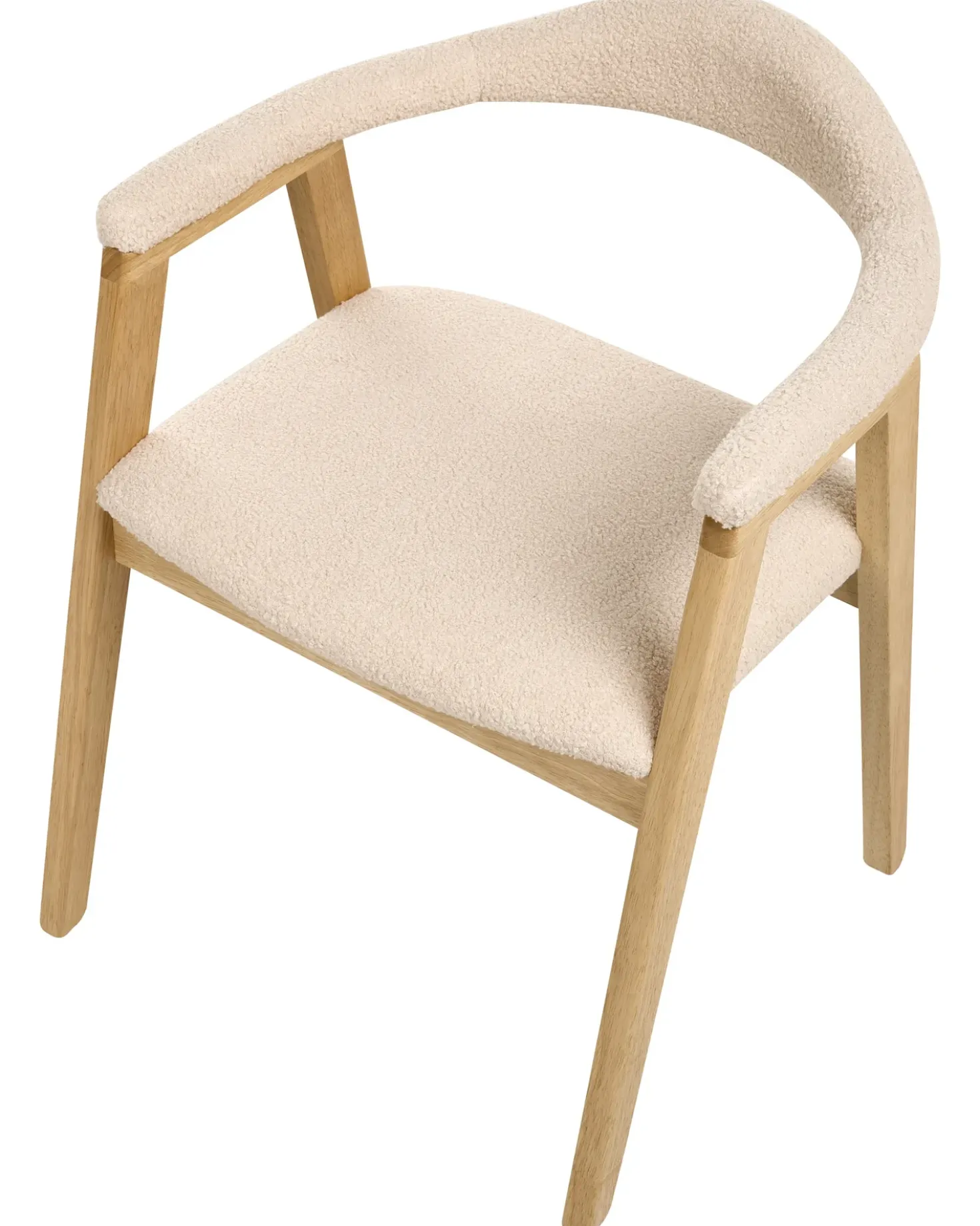 Set di 2 sedie da pranzo ONECO Legno Marrone chiaro