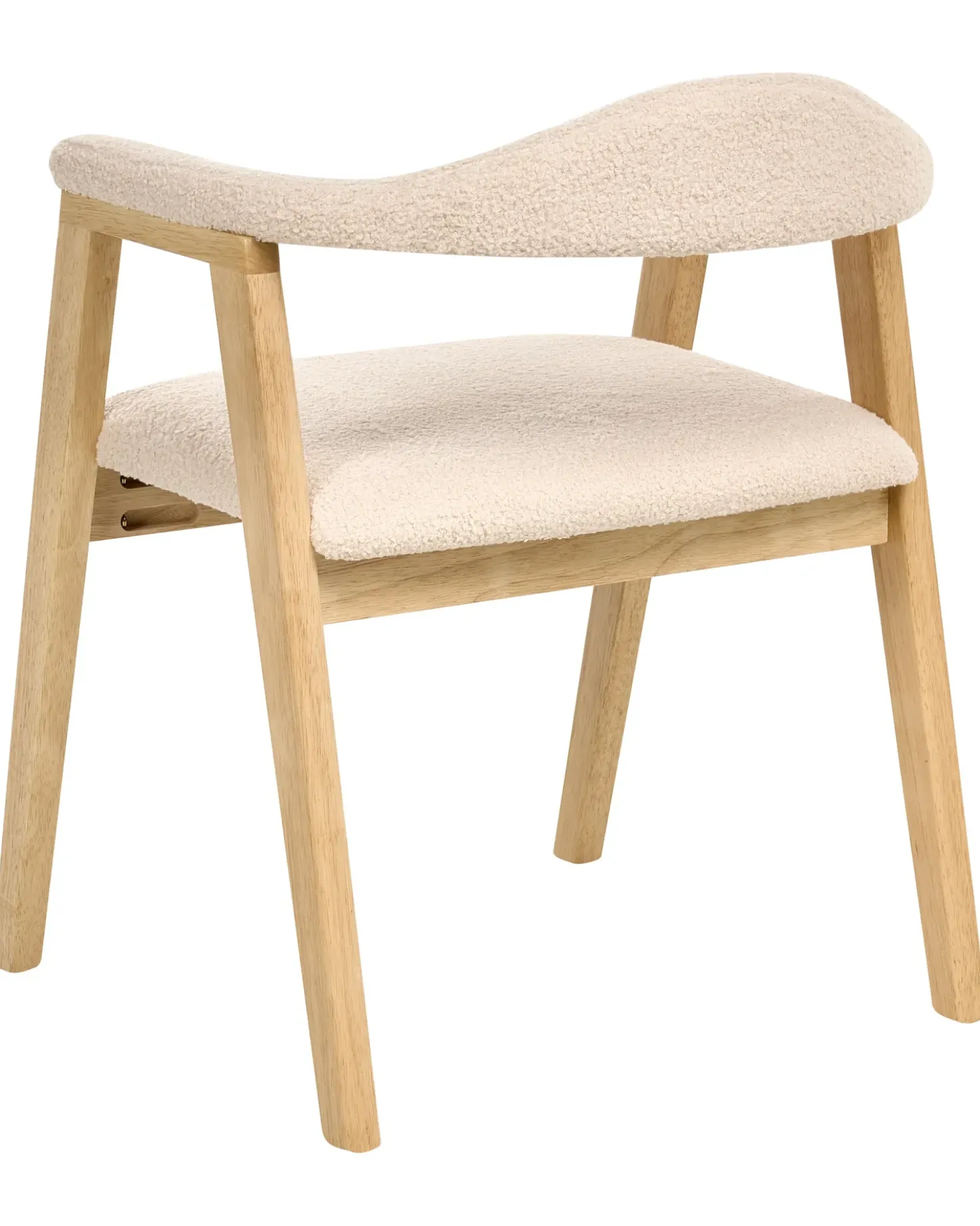 Set di 2 sedie da pranzo ONECO Legno Marrone chiaro