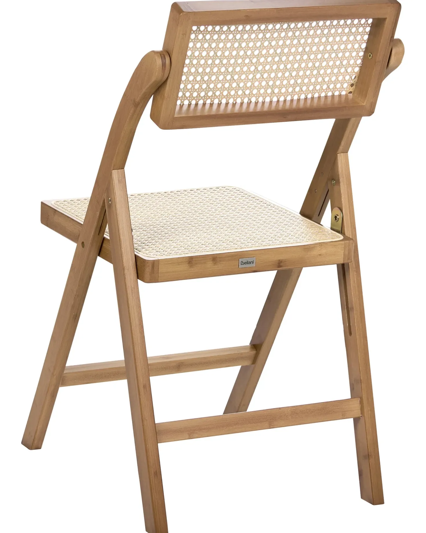 Set di 2 sedie da pranzo Pieghevole MODANE Bambù Marrone