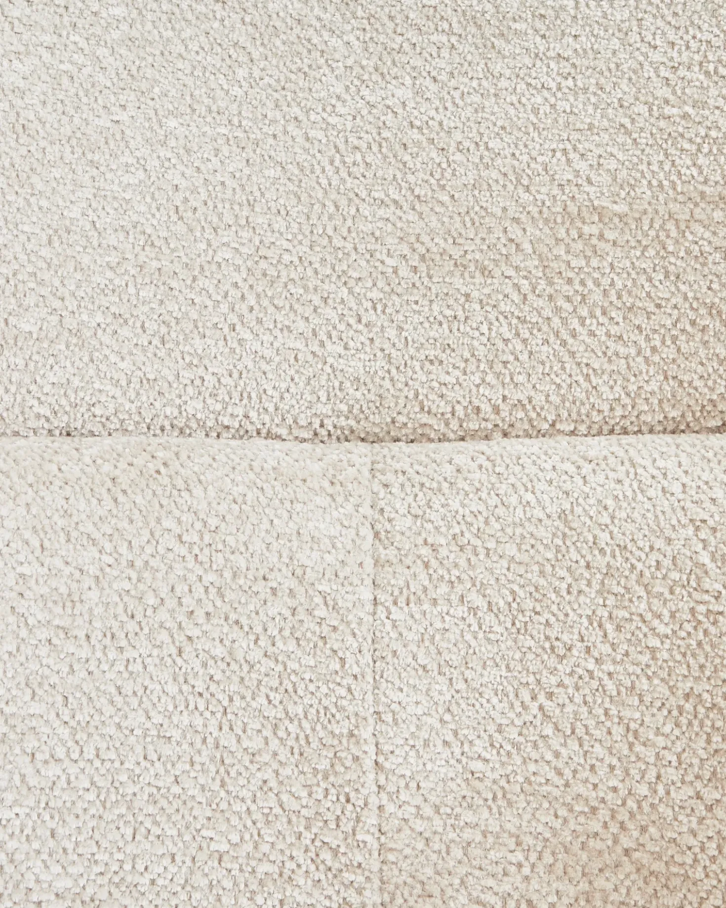 Set di 2 sedie da pranzo PAONIA Ciniglia Beige chiaro