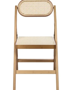 Set di 2 sedie da pranzo Pieghevole ORAISON Bambù Marrone