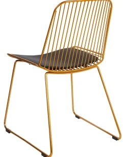 Set di 2 sedie da pranzo PENSACOLA Metallo Oro