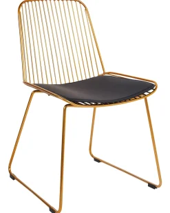 Set di 2 sedie da pranzo PENSACOLA Metallo Oro