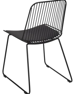Set di 2 sedie da pranzo PENSACOLA Metallo Nero