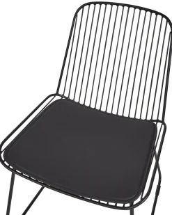 Set di 2 sedie da pranzo PENSACOLA Metallo Nero