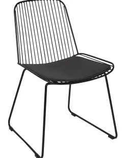 Set di 2 sedie da pranzo PENSACOLA Metallo Nero