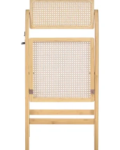 Set di 2 sedie da pranzo Pieghevole MODANE Bambù Marrone chiaro