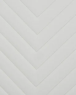 Set di 2 sedie da pranzo PICKNES Pelle sintetica Bianco sporco