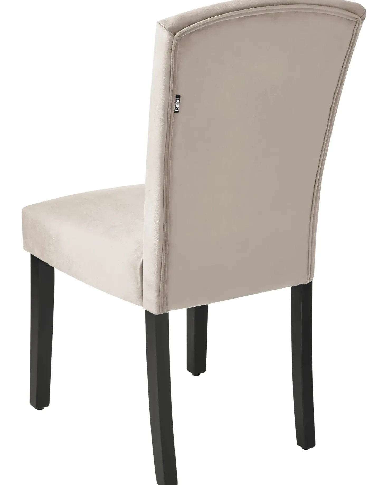 Set di 2 sedie da pranzo PISECO Velluto Grigio