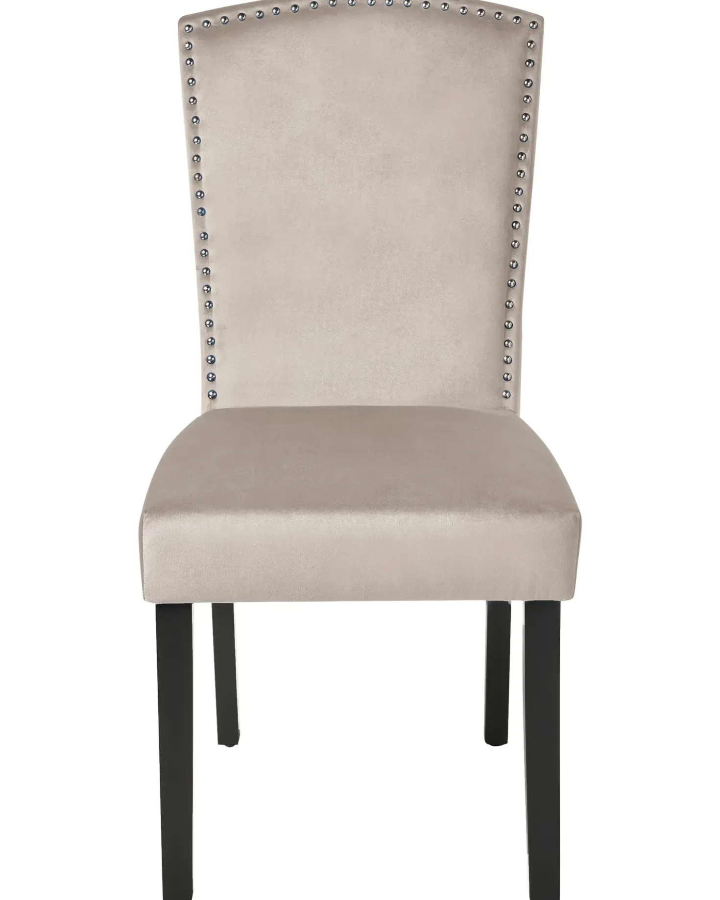 Set di 2 sedie da pranzo PISECO Velluto Grigio
