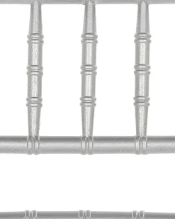 Set di 4 sedie da pranzo Pieghevole MACHIAS Legno di faggio Argento