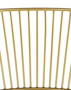 Set di 2 sedie da pranzo RIGBY Metallo Oro