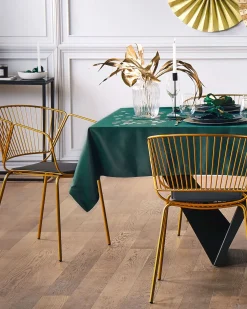 Set di 2 sedie da pranzo RIGBY Metallo Oro