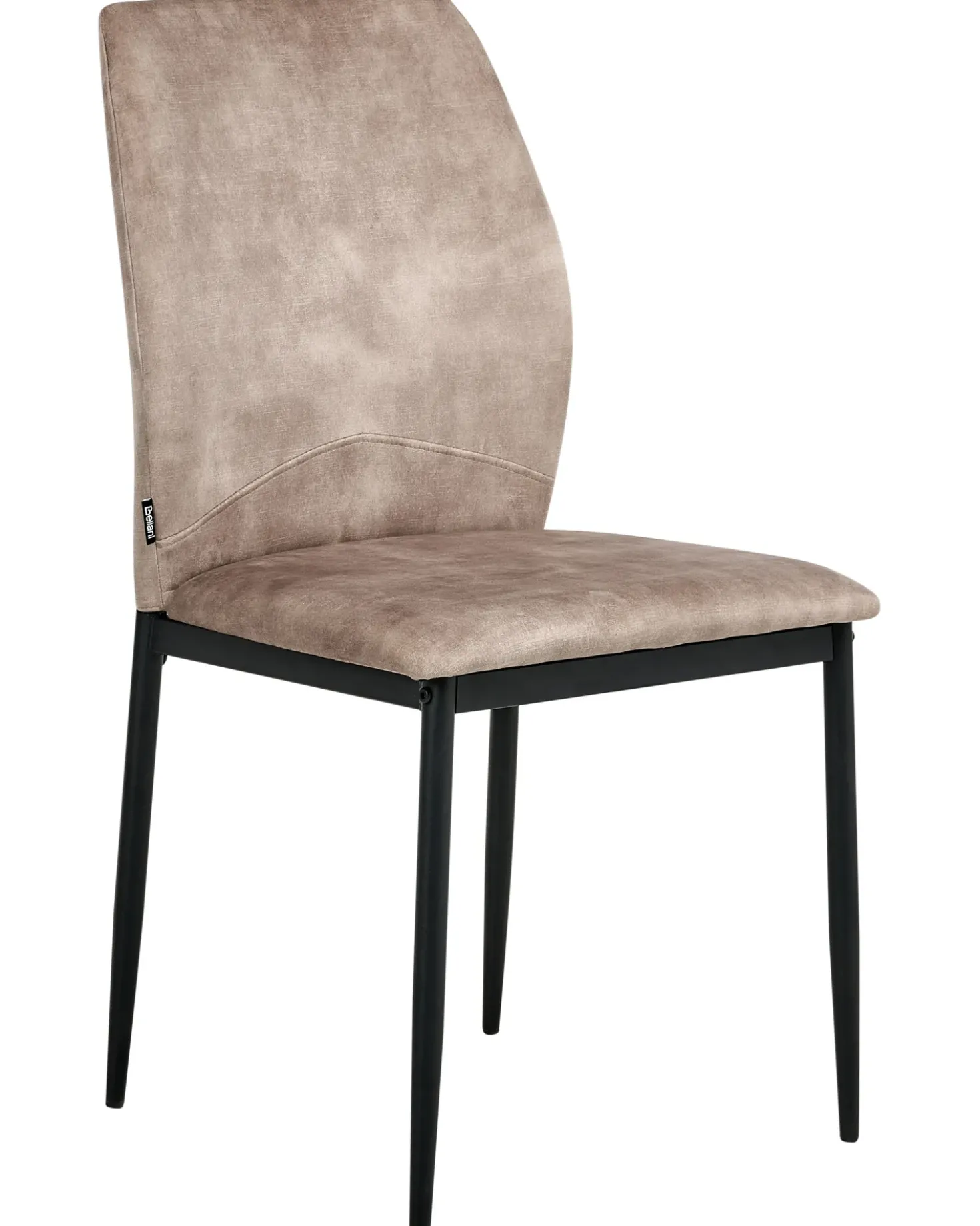 Set di 4 sedie da pranzo ROCHEPORT Tessuto Tortora