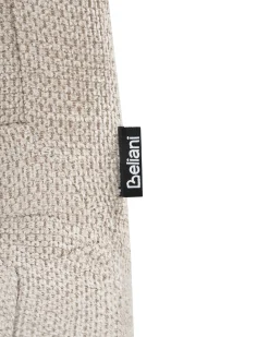 Set di 2 sedie da pranzo ROX Tessuto Beige chiaro