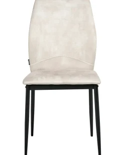 Set di 4 sedie da pranzo ROCHEPORT Tessuto Beige chiaro
