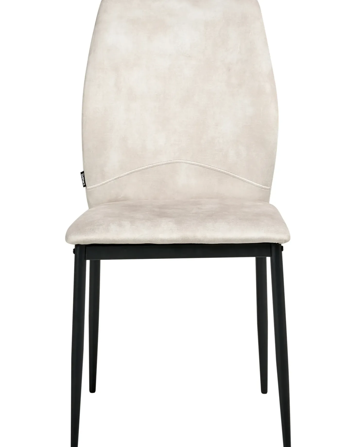 Set di 4 sedie da pranzo ROCHEPORT Tessuto Beige chiaro