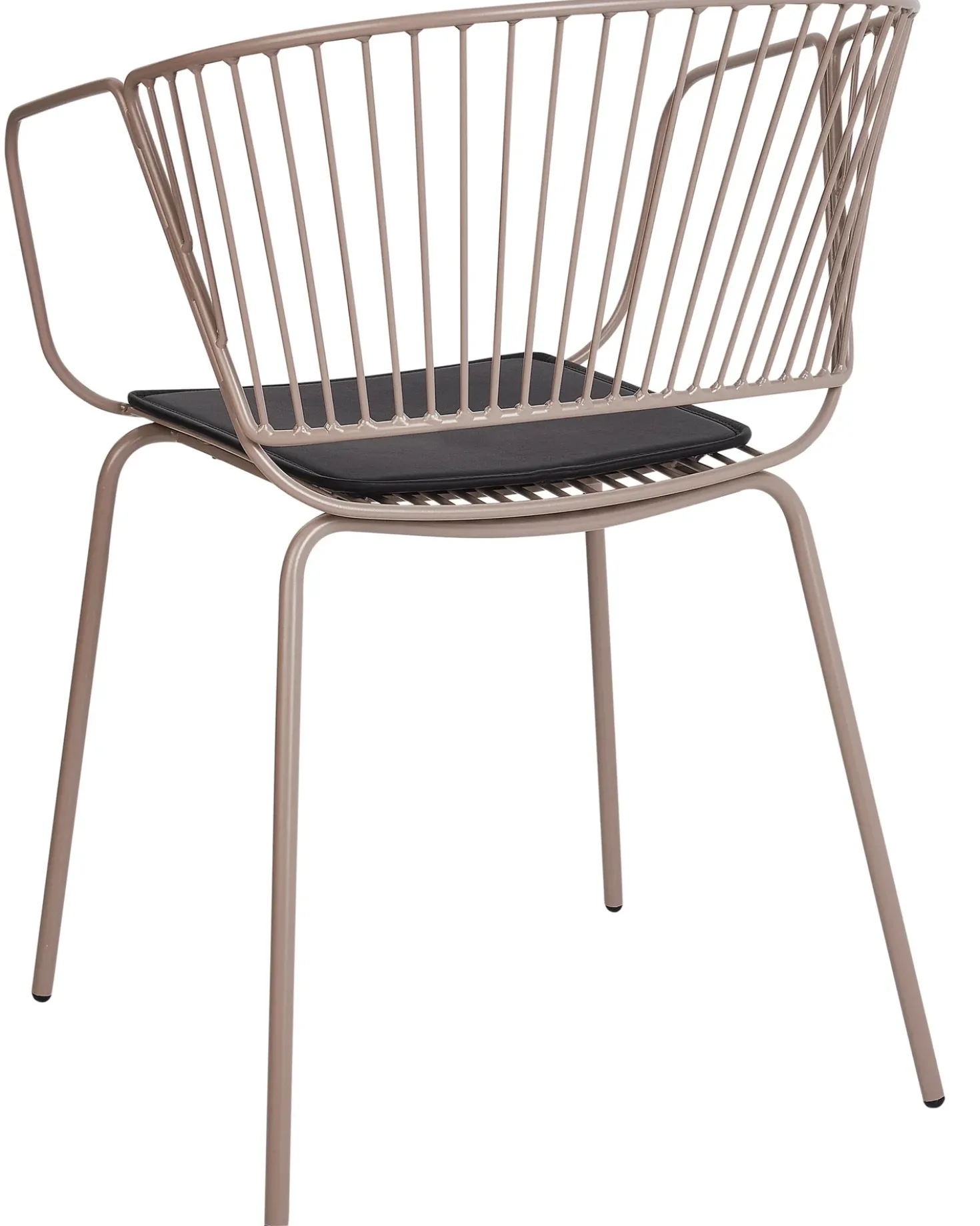 Set di 2 sedie da pranzo RIGBY Metallo Beige