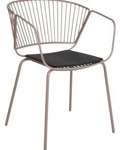 Set di 2 sedie da pranzo RIGBY Metallo Beige