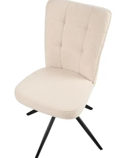 Set di 2 sedie da pranzo RYAN Bouclé Beige chiaro