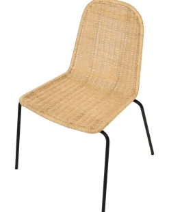 Set di 2 sedie da pranzo ROXTON Rattan Naturale